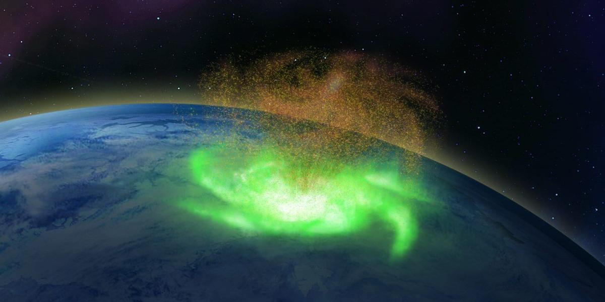 Extraordinario Huracán espacial ha sido confirmado en la atmósfera