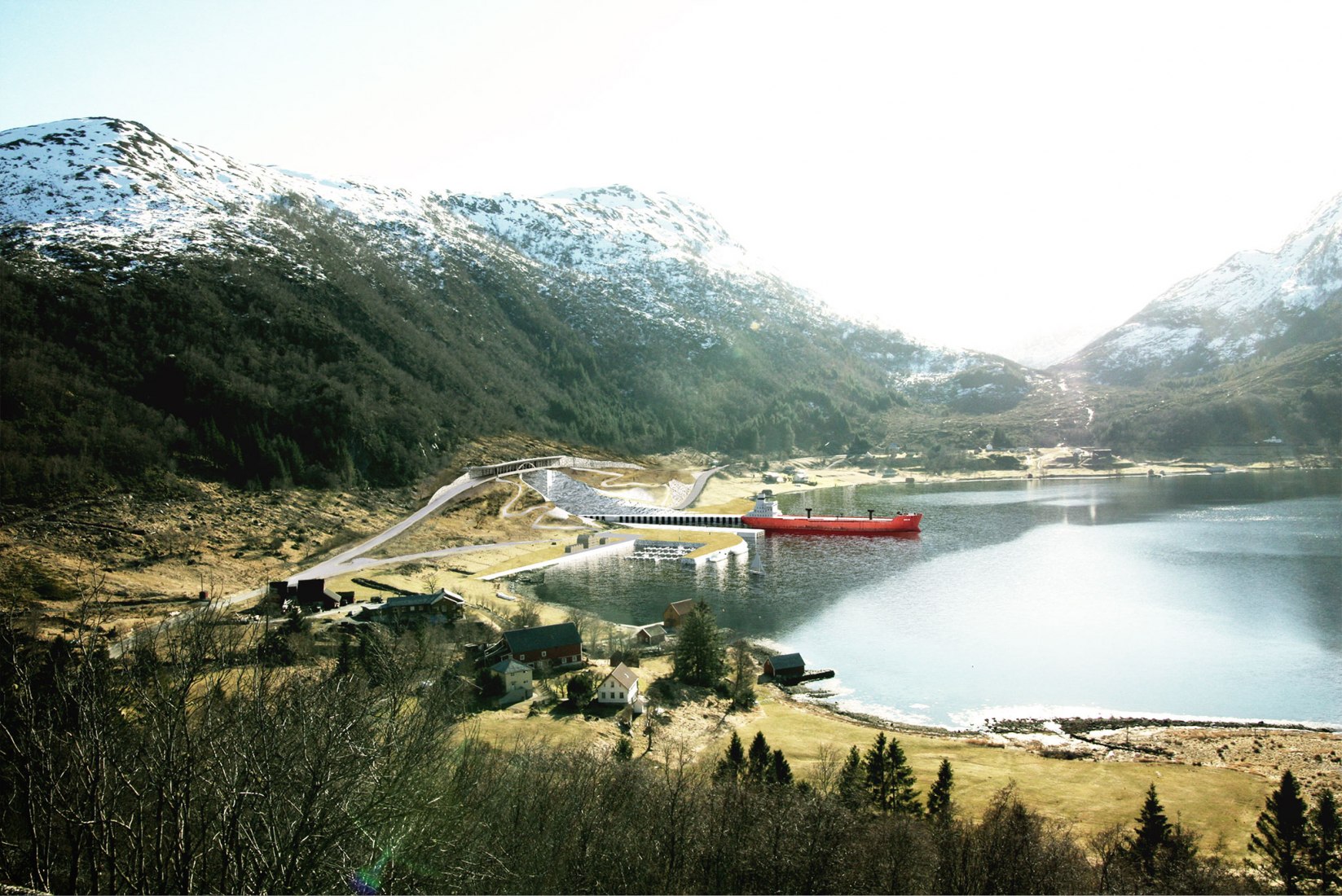 En Noruega construirán un túnel para barcos