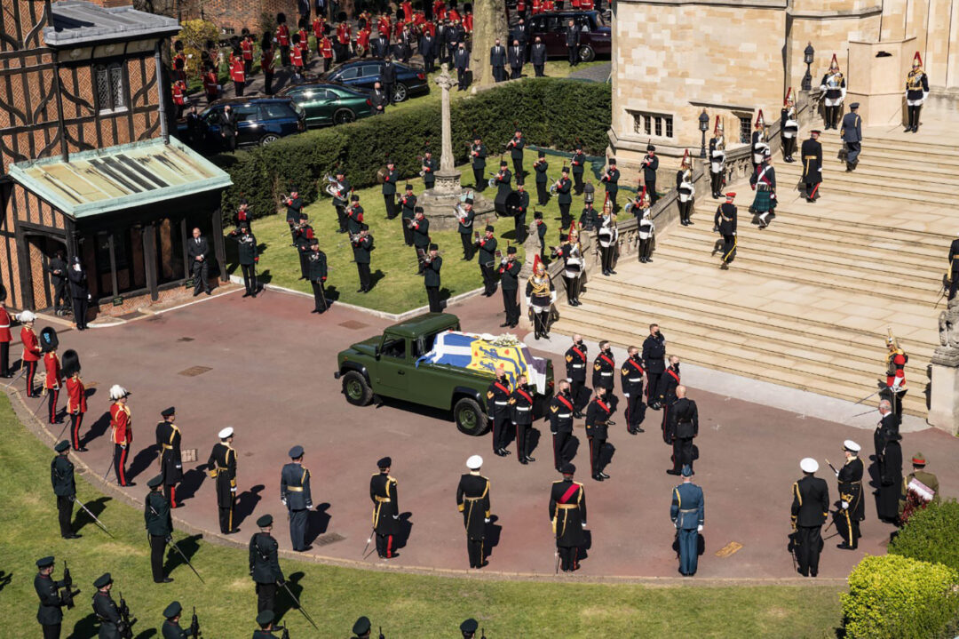 Curiosidades en el funeral del Duque de Edimburgo