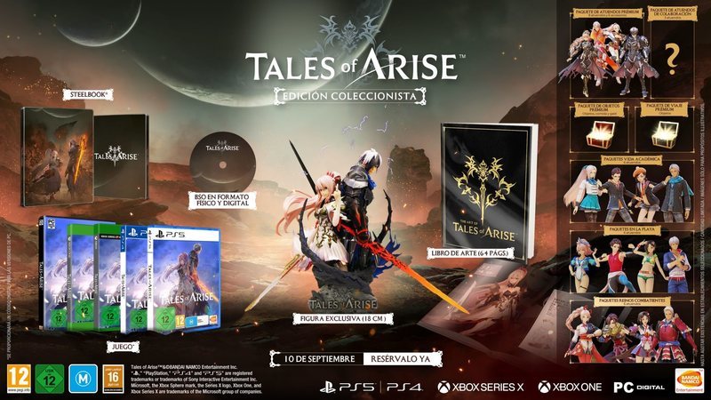 Tales of Arise: fecha de salida + Tráiler y Gameplay