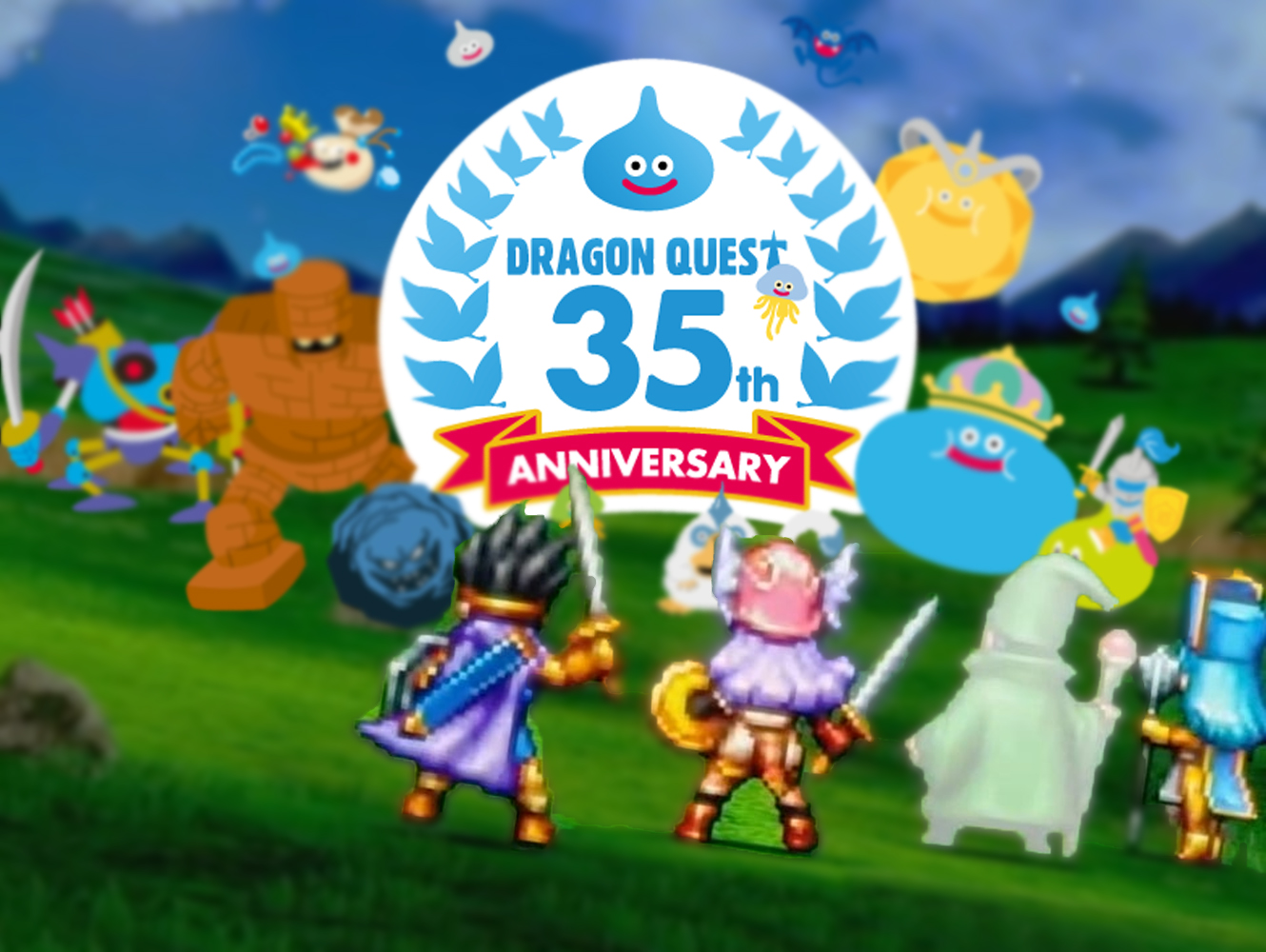 Todos los Anuncios del Evento del 35 aniversario de Dragon Quest