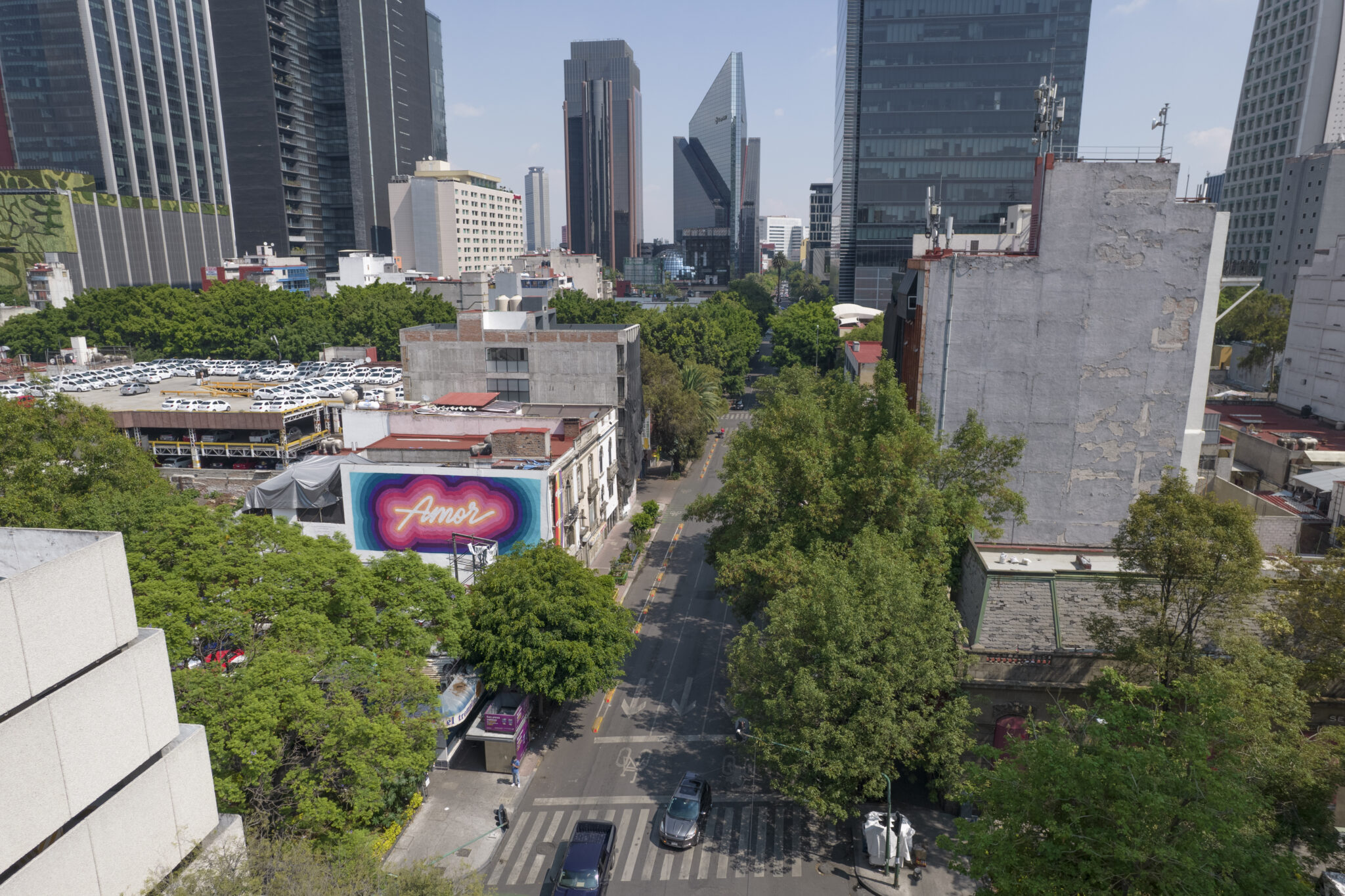 AMOR, el mural con realidad aumentada en la CDMX