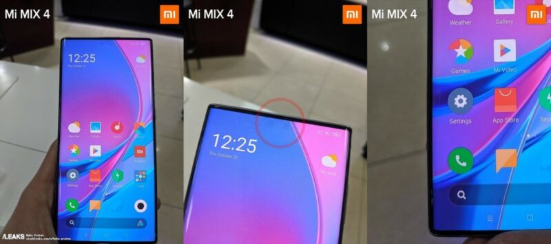 Filtraciones del Xiaomi MI MIX 4 con cámara frontal “Invisible”