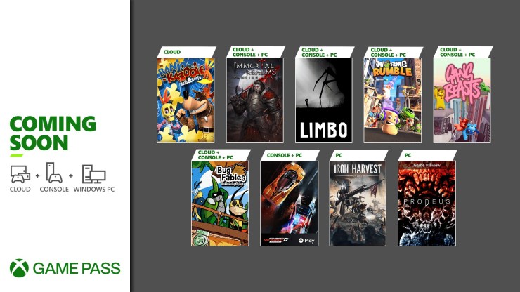 Videojuegos nuevos en Xbox Game Pass del mes de Julio