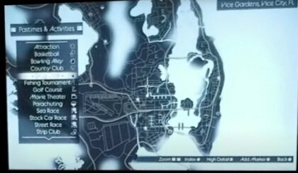 Gracias a imágenes filtradas, podemos imaginarnos cómo sería el mapa de GTA VI.