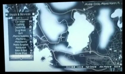 Gracias a imágenes filtradas, podemos imaginarnos cómo sería el mapa de GTA VI.
