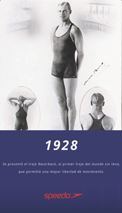 La evolución del traje de baño olímpico, lo que tal vez no sabías...
