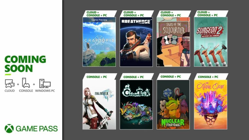 Xbox  anuncia los juegos de septiembre para su servicio Game Pass