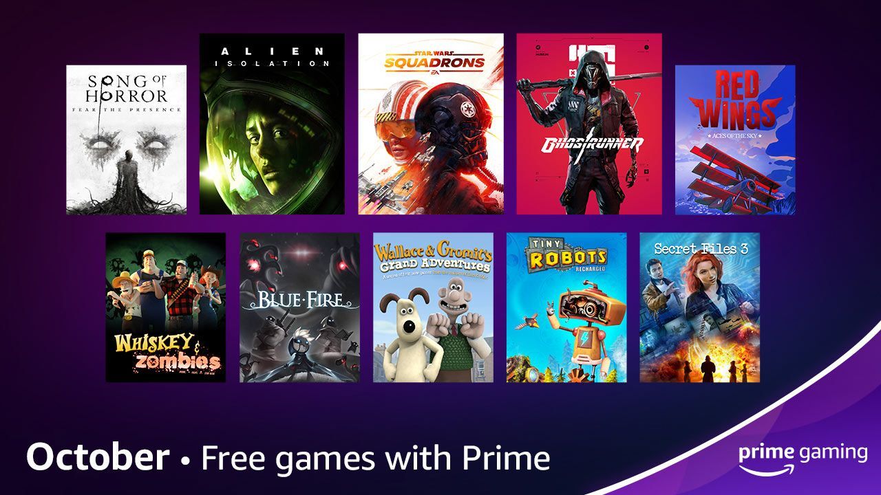 Amazon Prime Gaming contenido gratis de octubre