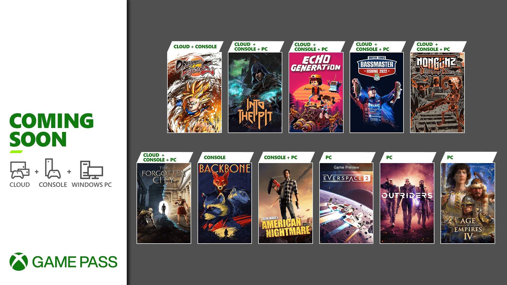 Confirman más juegos para Xbox Game Pass