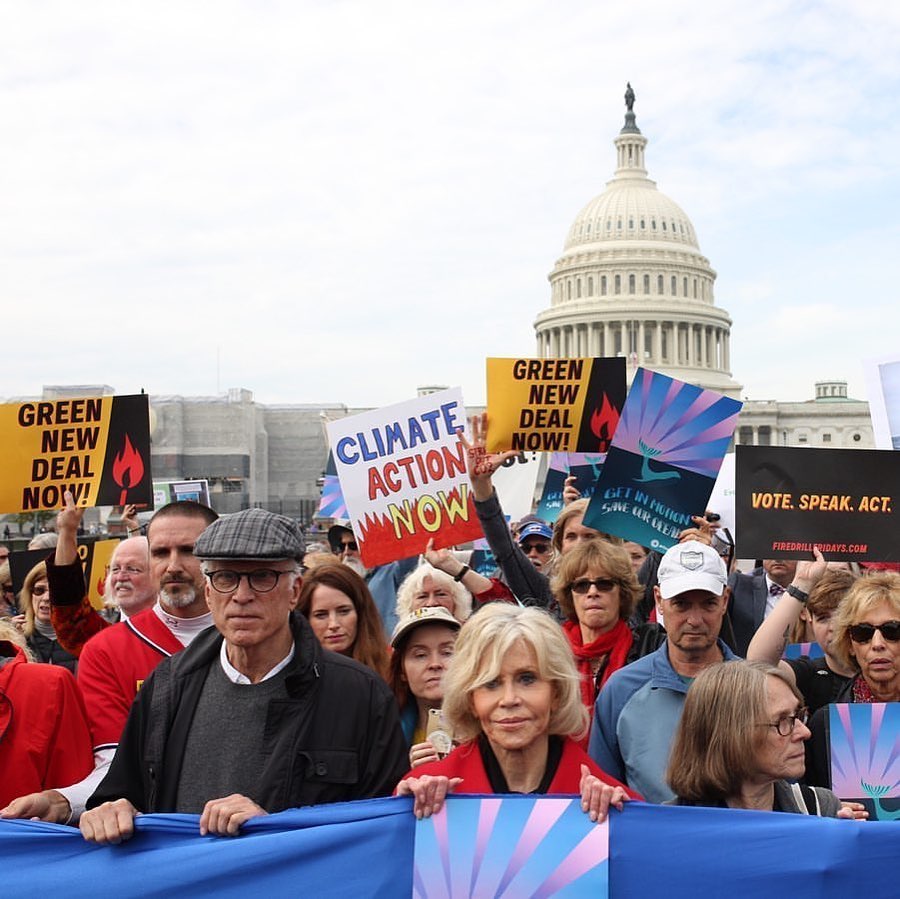 Jane Fonda y su lucha contra el cambio climático