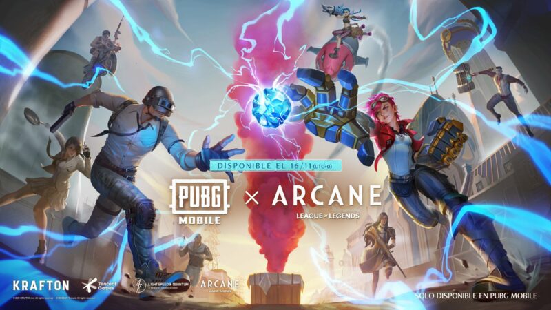 PUBG MOBILE tendra un cross-over con la serie ARCANE de League of Legends