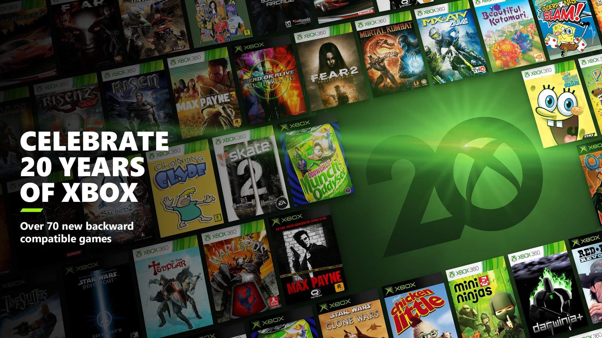 76 nuevos juegos se suman al catálogo retrocompatible de Xbox