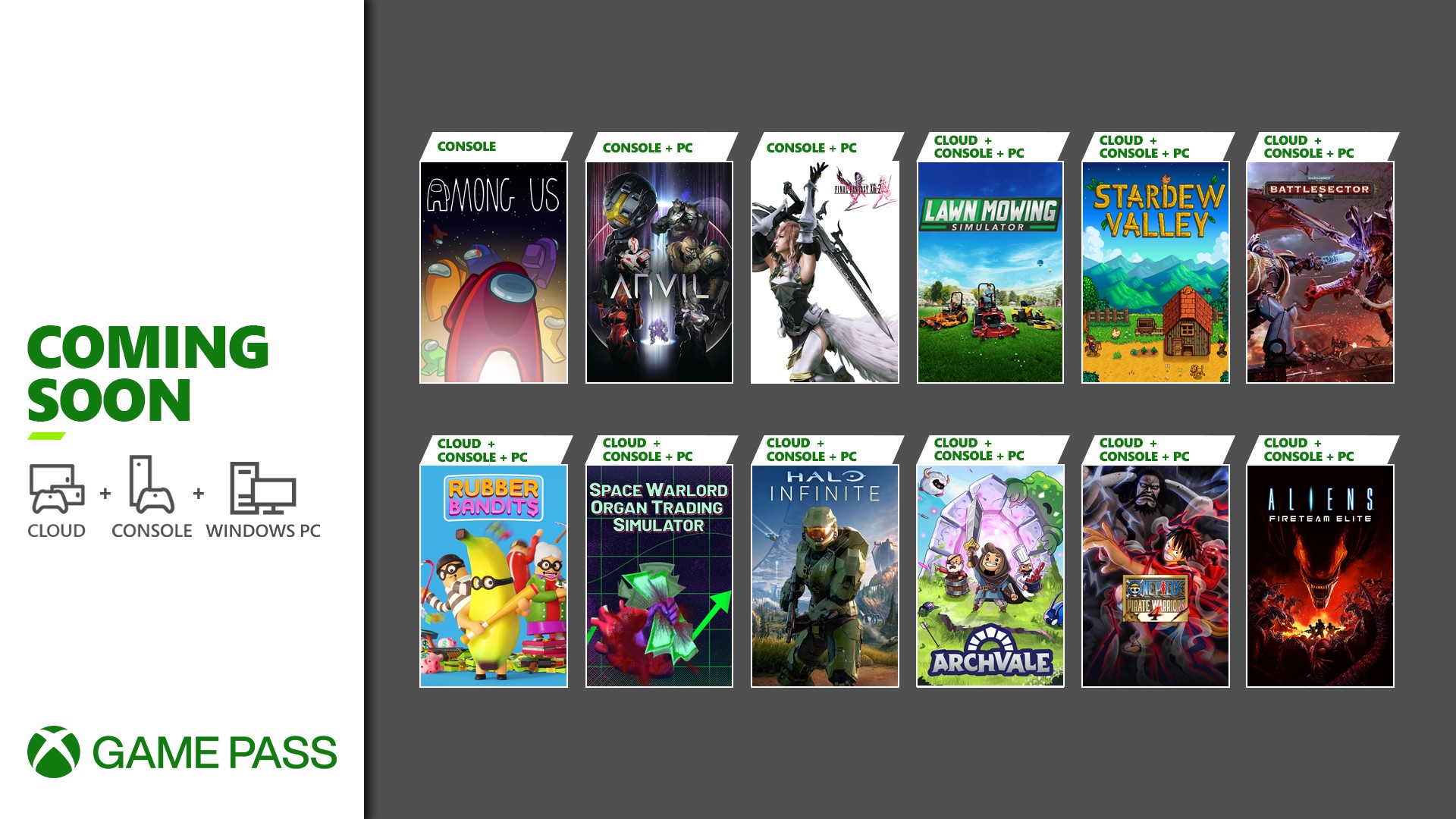 Xbox anunció los juegos que llegaran en diciembre a Game Pass