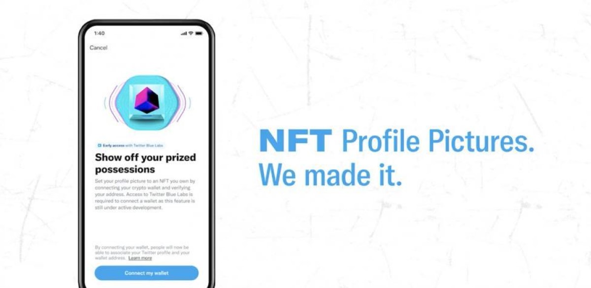 Los NFTs llegan a Twitter: Se pueden usar como foto de perfil.